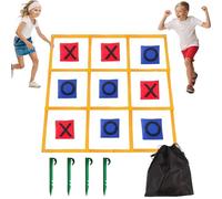 Bean Bag Games for Yard, Outdoor Tossing Game Set, 47.24x47.24x0.39 pulgadas Interactive Family Fun for Patio, Picnic, Beach, and Indoor Play, Compact Portable Design