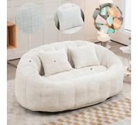 Bean Bag Sofa Lazy Sofa Durable Comfort Lounger High Back Bean Bag Chair Couch für Erwachsene und Kinder, Indoor & Outdoor, Accent Floor Soft Lounge Chair