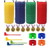 Bean Bag Toss Game - 24PCS Fabric Party Racing Outdoor Activity Set