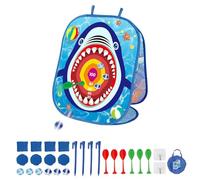 Bean Bag Toss Game, Outdoor Toss Games, 22.83x18.9x12.2 Inches Fun Carnival Cornhole Board Set, Foldable Interactive Backyard Toy for School, Camping, Picnic and Beach Playtime