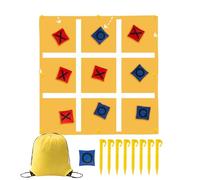 Bean Bag Toss Games | Activities Interactive Funny Toy | Cornhole Target Throwing Game for Camping Yard Family Home Outdoor Party Garden Backyard Beach Event Kids, Carnival Banner Birthday Decor