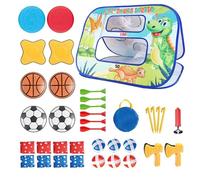 Bean Bag Toss Kit - Juego de Cornhole para niños pequeños, juguete de patio trasero | Comité de Actividades Educativas para Niños, Juego de Target de Amistad de Viaje Ligero, Juego de Desarrollo de