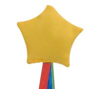 Bean Bags for Tossing, Star Shaped Throwing Toys with Colorful Ribbons, Cloth, Quartz Sand Fun Toss Game Weights for Carnival Camping Classroom Indoor Play Outdoor Activities Recreation Beach, 9x9x3cm