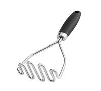 Bean Masher - 10.24 Inch Manual Kitchen Ricer | Stainless Steel Potato Masher - Durable Ergonomic Vegetable and Fruit Press for Mashing Beans Avocado Butter and Meal Prep at Home