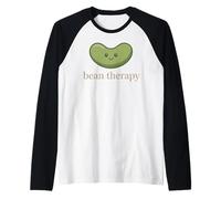 Bean Therapy Power Plant Foods Amante de Healthy Bean Life Camiseta Manga Raglan
