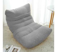 Beanbag Chair Tatami Bed, Lazy Sofa Chair, Reading Chair For Floor Seating, Floor Sofa Chair with Back Support For Living Room, Home Office and Balcony