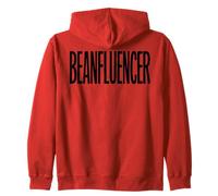 Beanfluencer Funny Bean Influencer Amante Frijoles Humor Vegano Sudadera con Capucha