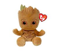 Ty Peluche Groot Beanie Boos suave Marvel 15 cm