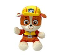 Ty - Colección Paw Patrol, Rubble, Todos los héroes del Equipo de los Cachorros en versión Floppy, Suave Peluche para coleccionar, Idea de Regalo para Grandes y pequeños - 20 cm - T44020