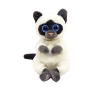 TY - Beanie Babies Siamese Cat Miso - 15 CM 15cm Gray