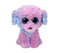 Ty Beanie Boos - Flora el caniche con Ojos Azules Grandes y Brillantes, el Peluche con Ojos Grandes Brillantes - 15 cm - T37389