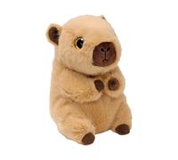 Ty Beanie Boos - Lara el Capibara con Ojos Dorados Grandes y Brillantes, el Peluche con los Ojos Grandes Brillantes - 15 cm - T37391