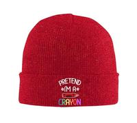 Beanie Gorro de Punto Imagina Que Soy un crayón Hipster Gorro Invierno Clásico Sombreros de Invierno para Running Hombre Adulto