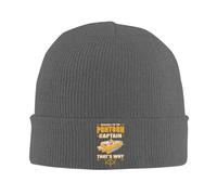 Beanie Gorro de Punto Soy el Barco Pon Toon Tain Cómodo Gorro de Punto Unisex Sombreros de Invierno para Hombre Running Corriendo
