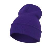 Beanie Gorro largo pesado, todo el año, unisex, color morado, tamaño Talla única