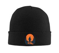 Beanie La Pesca Al Atardecer Es Mi Terapia Moda Gorros De Punto Elástico Gorro Invierno para Mujeres Ciclismo Deportes