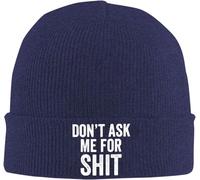 Beanie No Me Pidas Mierda Clásico Sombreros Cálidos Transpirable Gorro Invierno para Correr Exteriores Mujeres