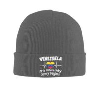 Beanie Venezuela: Aquí Comienza Mi Historia. Transpirable Sombreros Cálidos Sencillos Gorro Termica para Ciclismo Correr Deportes