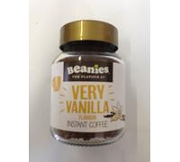 Beanies Very Vanilla Instant Coffee 1 x 50g Jar