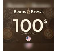 Beans & Brews Gift Card 100 USD Key - United States