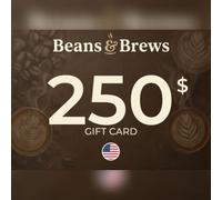 Beans & Brews Gift Card 250 USD Key - United States