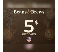 Beans & Brews Gift Card 5 USD Key - United States