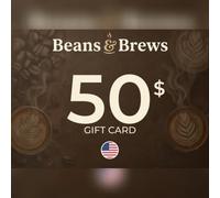 Beans & Brews Gift Card 50 USD Key - United States