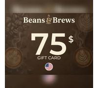 Beans & Brews Gift Card 75 USD Key - United States