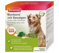 beaphar Algas Caramelos para Perros | erlies de Fuga de Perros | Perro Aperitivos con Omega 3 6 9 | para favorecer la Flora Colon | sin aditivos Artificiales | 245 g