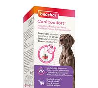 Beaphar - CaniComfort Difusor Antiestrés para Perros, Antiestrés con Feromonas para Perros, Reduce Estrés y Ansiedad, Miedos, Quedarse Solo, Hogar, Ladridos, Ruidos Fuertes, Conflictos, 48 ml