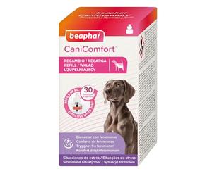 Beaphar - CaniComfort® Excellence - Recambio difusor eléctrico con Feromonas - Perro - Reduce el Estrés y los comportamientos no deseados - Solo en casa, Miedos, Ruidos Fuertes, Adopción - 48ml