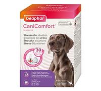 Beaphar | CaniComfort Kit Difusor y Recambio Antiestres Perros 48ml | Antiestres con Feromonas |Reduce Estrés y Ansiedad|Miedos, Quedarse Solo, Nuevo Hogar, Ladridos, Ruidos Fuertes, Conflictos | 48ml