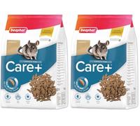 Beaphar Care+ Alimento para Chinchilla 1,5kg - Nutrición Completa, Sabor Natural (Paquete de 2)