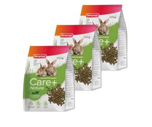 BEAPHAR-Care+ Conejo 3x1,5 kg - Alimento Super Premium para conejos mayores