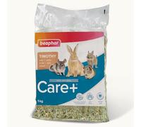 Beaphar - Care+ - Heno Timothy para Conejos y roedores - Rico en Fibra- Ayuda al Desgaste Natural de los Dientes- Buena digestión y Óptima proporción de Calcio y fósforo - 1kg