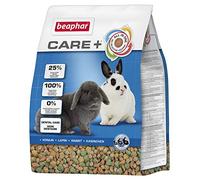 Beaphar - Care+ Pienso Super Premium - Comida para Conejos - 1,5kg - Todo en Uno - Pienso Alto en Fibra - Desgaste de los Dientes y Salud Dental - Alimentación Extrusionada