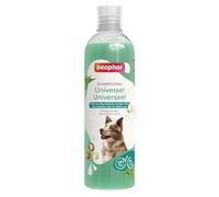BEAPHAR - Champú esencial universal para perros - Extra suave - Cabello brillante - Contiene aceite de macadamia y aloe vera - Sin parabenos ni silicona - pH neutro - Producto vegano - 250 ml