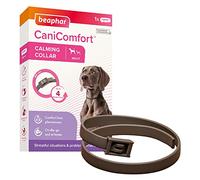 Beaphar Collar calmante CaniComfort para Perros Adultos (hasta 65 cm), Proporciona Apoyo Continuo a Perros ansiosos y nerviosos, Comienza a Trabajar en 15 Minutos, Ayuda a aliviar el Miedo a los