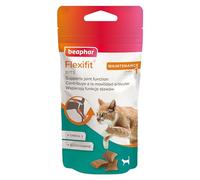 Beaphar Flexifit bits - Snack Articular para Gatos - Sabor a Pescado - Omega 3, glucosamina - 35g