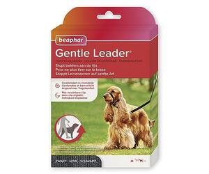 Beaphar Gentle Leader - Collar Adiestramiento - Anti Tirones de Correa - Efecto inmediato - Avalado por adiestradores - Perro Mediano - Negro