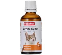 Beaphar Laveta Super Cat 50ML - Preparación para mejorar la condición capilar en gatos