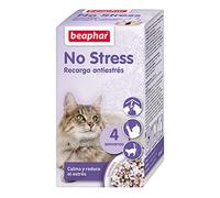 Beaphar No Stress Recambio Antiestres Natural Gato 30ml, Recarga, Antiestres Natural Gatos, Reduce Estrés y Ansiedad, Arañazos, Miedos, Cambios Entorno, Ruidos, Marcaje con Orina, Conflictos, 30ml