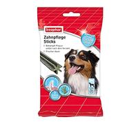 Beaphar Palillos para el Cuidado Dental - para Perros Grandes - Snack - con Algas Marinas Naturales - sin azúcar añadido - 7 Unidades, 182 g (1 Unidad)
