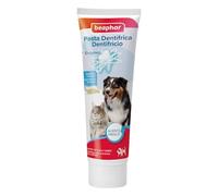 Beaphar Pasta Dental | Perros y Gatos | Pasta Dental Enzimática | Antiplaca y Antisarro | Higiene Bucal Mascotas | Acción Enzimática | Aliento Fresco | Sabor a Carne | 100g