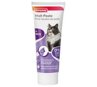 Beaphar Pasta Malta Gatos 250g, Control Bolas de Pelo, Con MOS Para Mejorar Salud y Digestión, Sin Azúcares Añadidos, 250g