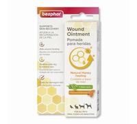 Beaphar Pomada para Heridas, Perro, Gato, Conejos, pájaros, Ingredientes Naturales, Miel, Aloe Vera, Cúrcuma, Calma, Protege, hidrata, nutre y repara, 30 ml