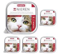 Beaphar Riñón Dietas + Taurina, 1er Pack (1 x 100 g) (Paquete de 5)