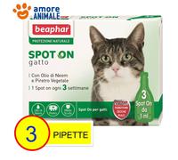 Beaphar Spot On Protección Natural Gato 3 Pipetas Antiparasitario