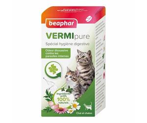 Beaphar Tabletas antiparasitarias Naturales Gato Vermipure 50 ud