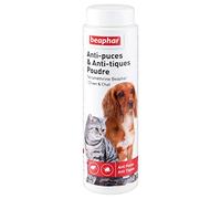 Beaphar Tetrametrina Control de Plagas Antiácaros Antigarrapatas Polvo para Perros y Gatos - 150g